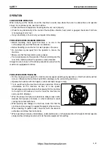 Предварительный просмотр 34 страницы Komatsu GALEO BR550JG-1 Operation & Maintenance Manual