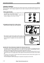 Предварительный просмотр 37 страницы Komatsu GALEO BR550JG-1 Operation & Maintenance Manual