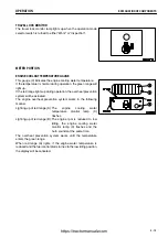 Предварительный просмотр 62 страницы Komatsu GALEO BR550JG-1 Operation & Maintenance Manual