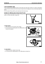 Предварительный просмотр 76 страницы Komatsu GALEO BR550JG-1 Operation & Maintenance Manual