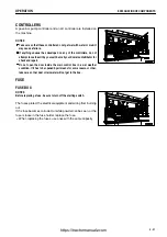 Предварительный просмотр 80 страницы Komatsu GALEO BR550JG-1 Operation & Maintenance Manual