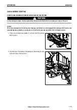 Предварительный просмотр 84 страницы Komatsu GALEO BR550JG-1 Operation & Maintenance Manual