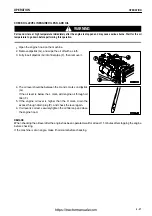 Предварительный просмотр 86 страницы Komatsu GALEO BR550JG-1 Operation & Maintenance Manual