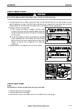 Предварительный просмотр 92 страницы Komatsu GALEO BR550JG-1 Operation & Maintenance Manual