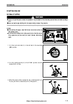 Предварительный просмотр 98 страницы Komatsu GALEO BR550JG-1 Operation & Maintenance Manual