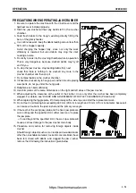 Предварительный просмотр 128 страницы Komatsu GALEO BR550JG-1 Operation & Maintenance Manual