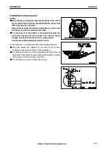 Предварительный просмотр 142 страницы Komatsu GALEO BR550JG-1 Operation & Maintenance Manual