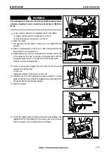 Предварительный просмотр 221 страницы Komatsu GALEO BR550JG-1 Operation & Maintenance Manual