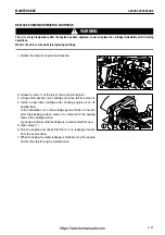 Предварительный просмотр 247 страницы Komatsu GALEO BR550JG-1 Operation & Maintenance Manual