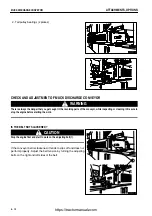 Предварительный просмотр 270 страницы Komatsu GALEO BR550JG-1 Operation & Maintenance Manual