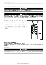 Предварительный просмотр 281 страницы Komatsu GALEO BR550JG-1 Operation & Maintenance Manual