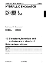 Предварительный просмотр 85 страницы Komatsu Galeo PC138US-8 Shop Manual