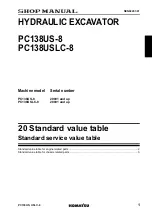 Предварительный просмотр 317 страницы Komatsu Galeo PC138US-8 Shop Manual