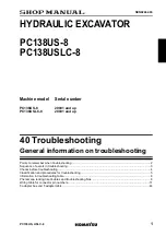 Предварительный просмотр 459 страницы Komatsu Galeo PC138US-8 Shop Manual