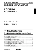 Preview for 596 page of Komatsu Galeo PC138US-8 Shop Manual