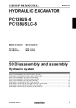 Предварительный просмотр 857 страницы Komatsu Galeo PC138US-8 Shop Manual