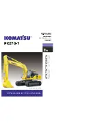 Preview for 1 page of Komatsu Galeo PC270-7 Brochure