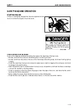 Preview for 33 page of Komatsu Galeo PC27MR-2 Operation & Maintence Manual