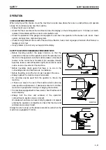 Preview for 35 page of Komatsu Galeo PC27MR-2 Operation & Maintence Manual