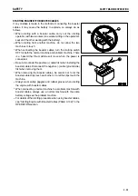 Preview for 43 page of Komatsu Galeo PC27MR-2 Operation & Maintence Manual