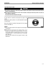 Preview for 63 page of Komatsu Galeo PC27MR-2 Operation & Maintence Manual