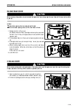 Preview for 81 page of Komatsu Galeo PC27MR-2 Operation & Maintence Manual