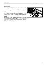 Preview for 89 page of Komatsu Galeo PC27MR-2 Operation & Maintence Manual