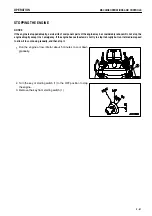 Preview for 113 page of Komatsu Galeo PC27MR-2 Operation & Maintence Manual