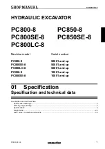 Предварительный просмотр 59 страницы Komatsu Galeo PC800-8 Shop Manual