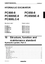 Предварительный просмотр 163 страницы Komatsu Galeo PC800-8 Shop Manual