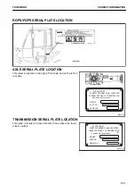 Предварительный просмотр 13 страницы Komatsu H75051 Operation & Maintenance Manual