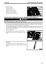 Предварительный просмотр 219 страницы Komatsu HB215LC-3 Operation & Maintenance Manual