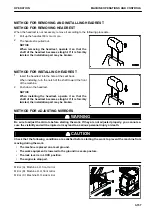 Предварительный просмотр 229 страницы Komatsu HB215LC-3 Operation & Maintenance Manual