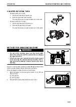 Предварительный просмотр 259 страницы Komatsu HB215LC-3 Operation & Maintenance Manual