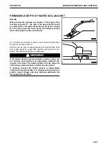 Предварительный просмотр 269 страницы Komatsu HB215LC-3 Operation & Maintenance Manual