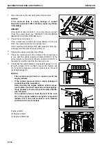 Предварительный просмотр 226 страницы Komatsu HB365LC-3 Operation & Maintenance Manual