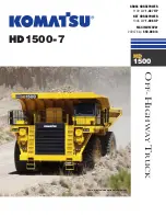 Komatsu HD1500-7 - Brochure preview