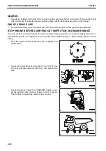 Предварительный просмотр 44 страницы Komatsu HD465-8 Operation & Maintenance Manual