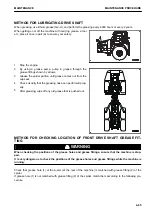 Preview for 407 page of Komatsu HM400-5 Operation & Maintenance Manual