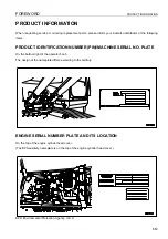 Предварительный просмотр 13 страницы Komatsu K50114 Operation & Maintenance Manual