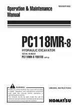 Preview for 1 page of Komatsu PC118MR-8 Operation And Maintenance Manual