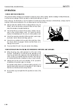 Preview for 46 page of Komatsu PC2000-8 BACKHOE Operation & Maintenance Manual