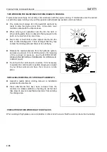 Предварительный просмотр 58 страницы Komatsu PC2000-8 BACKHOE Operation & Maintenance Manual