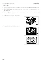 Предварительный просмотр 136 страницы Komatsu PC2000-8 BACKHOE Operation & Maintenance Manual