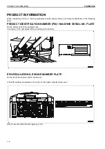 Предварительный просмотр 10 страницы Komatsu PC210-10 DEMOLITION BASE SPEC. Operation & Maintenance Manual