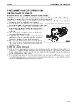 Предварительный просмотр 43 страницы Komatsu PC210-10 DEMOLITION BASE SPEC. Operation & Maintenance Manual