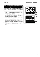 Предварительный просмотр 207 страницы Komatsu PC210-10 DEMOLITION BASE SPEC. Operation & Maintenance Manual