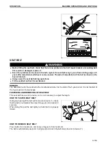 Preview for 229 page of Komatsu PC210-10 DEMOLITION BASE SPEC. Operation & Maintenance Manual