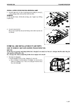 Предварительный просмотр 287 страницы Komatsu PC210-10 DEMOLITION BASE SPEC. Operation & Maintenance Manual