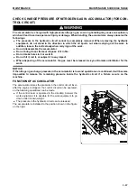 Предварительный просмотр 377 страницы Komatsu PC210-10 DEMOLITION BASE SPEC. Operation & Maintenance Manual